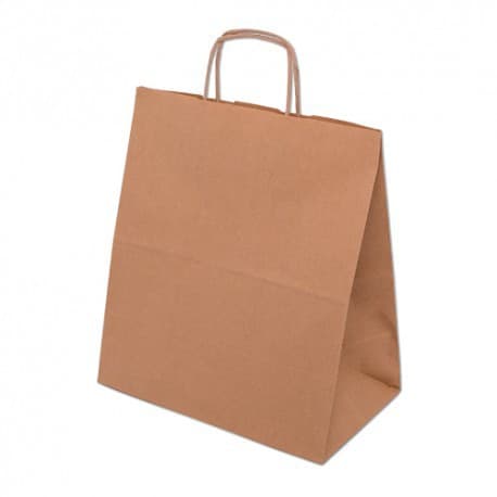Torba papierowa 30/17/34 brazowa 90g