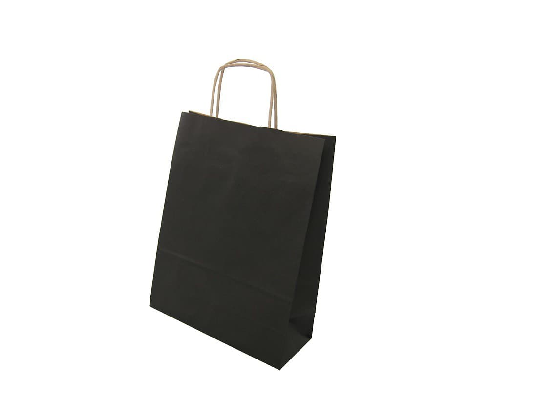 Torba papierowa 24/10/32 czarna 90g