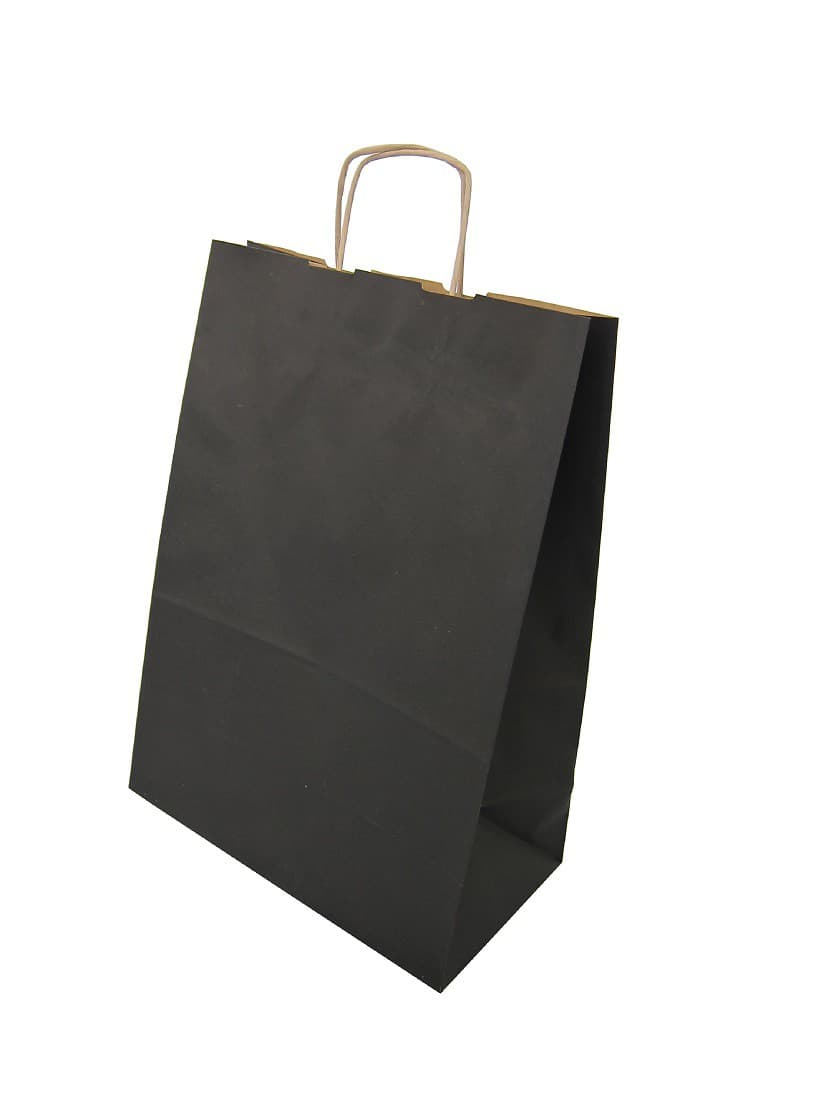 Torba papierowa 30/17/42,5 czarna 90g